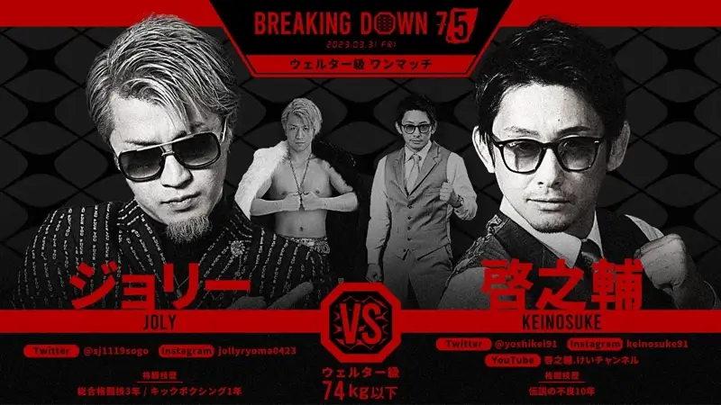 ジョリー vs 啓之輔