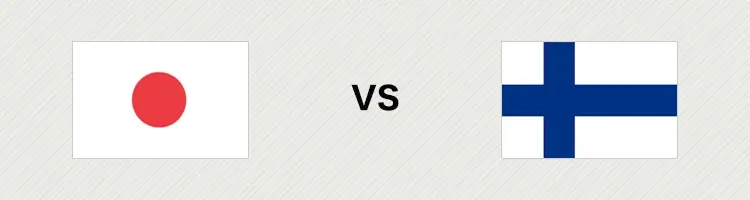 日本 vs フィンランド