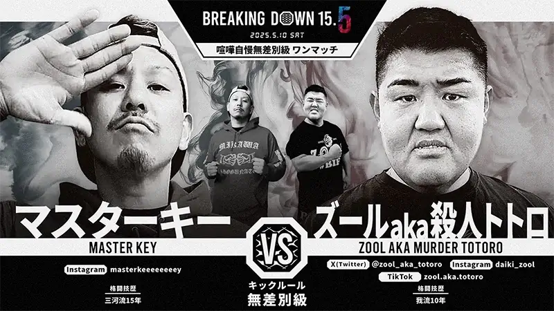マスターキー VS ズールaka殺人トトロ