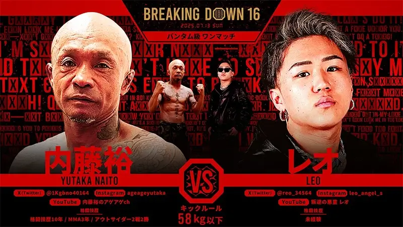 内藤裕 VS レオ