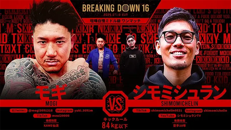 モギ VS シモミシュラン