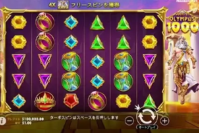 Gates of Olympus 1000(ゲーツ・オブ・オリンパス 1000)