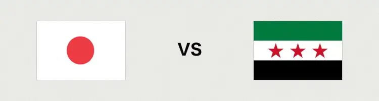 日本 VS シリア