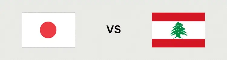日本 VS レバノン